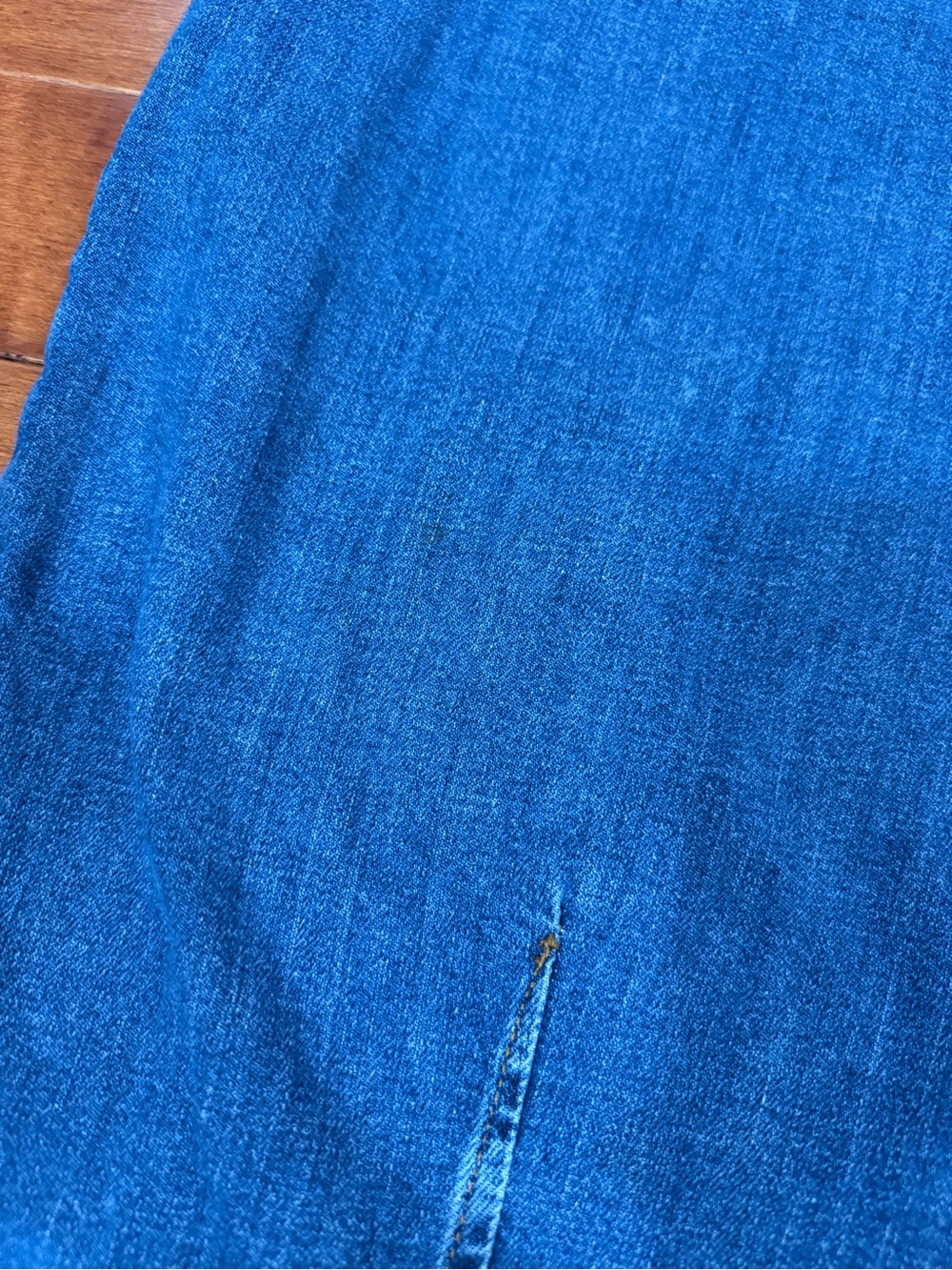 Pilcro Anthropologie Blue Ankle Length Kenna Heritage Barrel Leg Jeans Sz. 29 - Picture 6 of 6